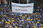 Resim Madencilerden “Özelleştirmeye Hayır” Eylemi