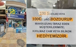 Resim Başören, “Dolar ve Euro’sunu Bozdurana Kırılmaz Cam ve Silikon Hediyemizdir”