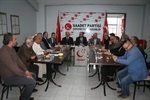 Resim Saadet Partisi “Halkla Kucaklaşma Programı” Kapsamında STK’ları ve Esnafı Ziyaret Etti