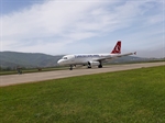 Resim THY’nin Yolcu Uçağı Zonguldak Havalimanı’na Test Uçuşu Yaptı